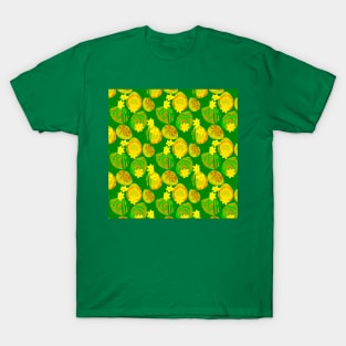 Daffodils and eggs green T-Shirt